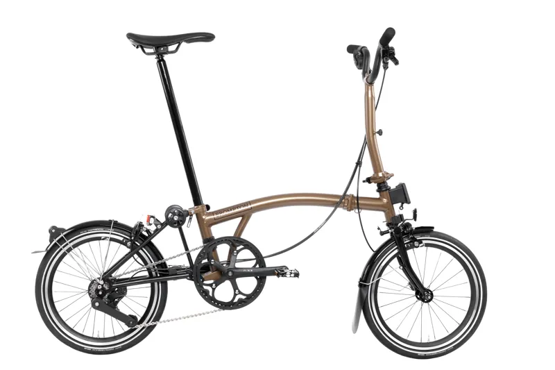 Brompton M4R P Line Urban 2024 Folding Bike - Bronze Sky 50T